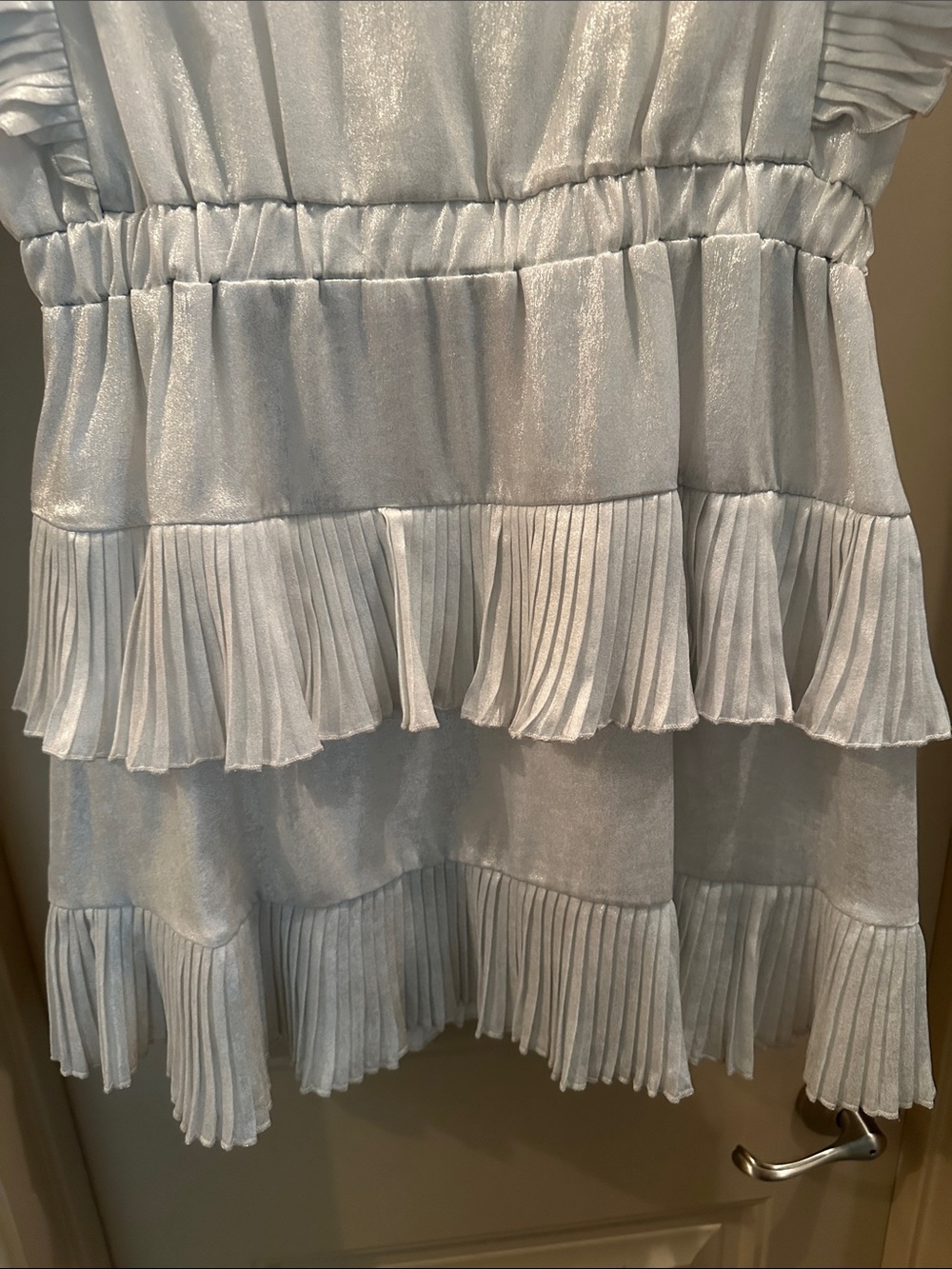 Silver Metallic Dress - Picture 3 of 6